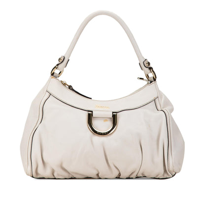 Gucci Abbey D-Ring Leather Shoulder Bag (SHG-TpZLhT)