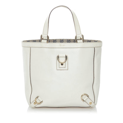 Gucci Abbey-D Ring Leather Tote (SHG-32869)