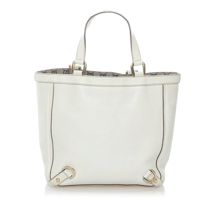 Gucci Abbey-D Ring Leather Tote (SHG-37761)