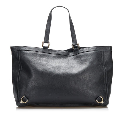 Gucci Abbey D-Ring Leather Tote (SHG-qhPuxB)
