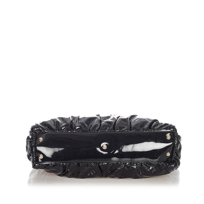Gucci Abbey D-Ring Patent Leather Handbag (SHG-23002)