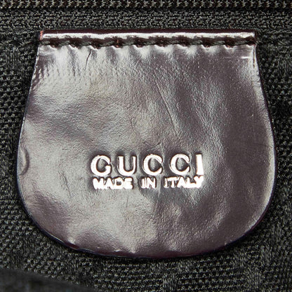 Gucci Bamboo Canvas Drawstring Backpack (SHG-32364)