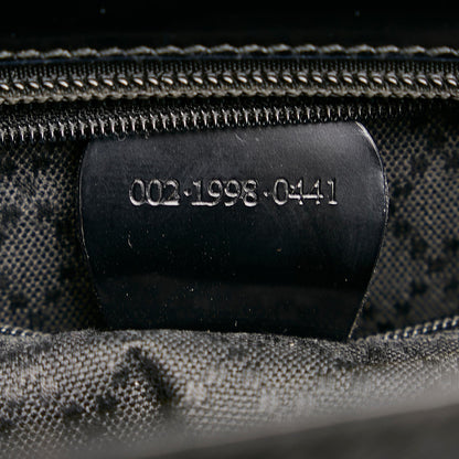 Gucci Bamboo Canvas Satchel (SHG-36575)