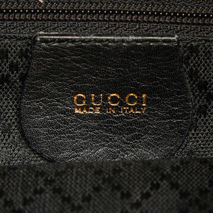 Gucci Bamboo Drawstring Leather Backpack (SHG-22299)