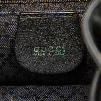 Gucci Bamboo Drawstring Leather Backpack (SHG-22300)