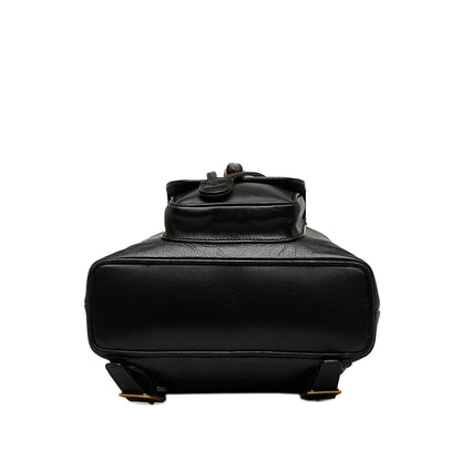 Gucci Bamboo Drawstring Leather Backpack (SHG-quqvrC)