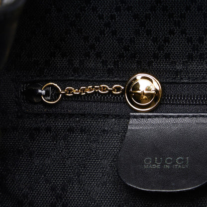 Gucci Bamboo Drawstring Leather Backpack (SHG-quqvrC)