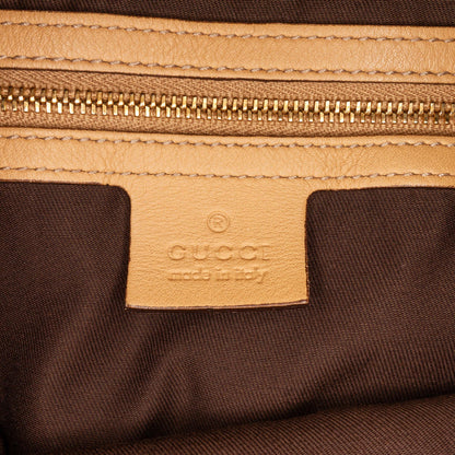 Gucci Bamboo GG Canvas Indy Hobo Bag (SHG-XsNWx4)