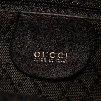 Gucci Bamboo Leather Drawstring Backpack (SHG-21546)