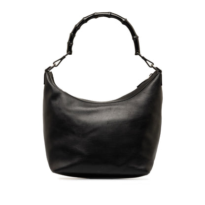 Gucci Bamboo Leather Shoulder Bag (SHG-h3pFCT)
