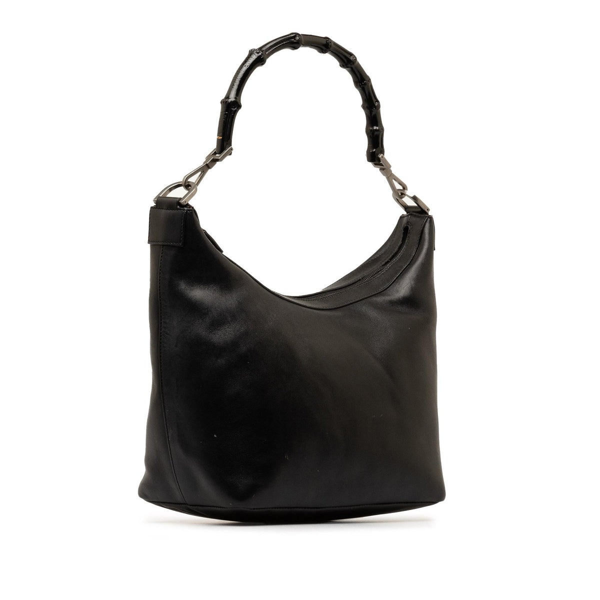 Gucci Bamboo Leather Shoulder Bag (SHG-h3pFCT)