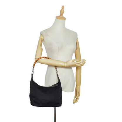 Gucci Bamboo Nylon Shoulder Bag (SHG-d4KAgE)