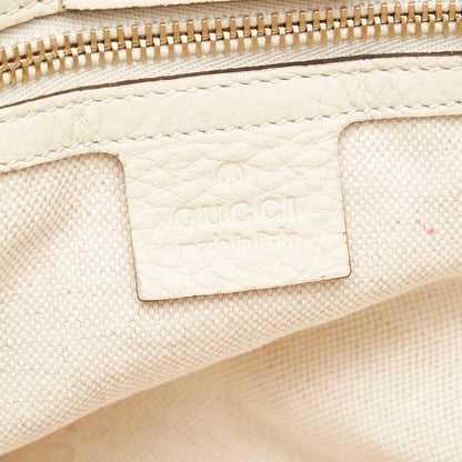 Gucci Bamboo Shopper Leather Satchel (SHG-34372)