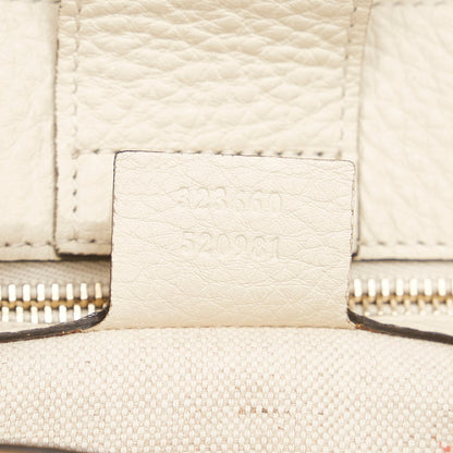 Gucci Bamboo Shopper Leather Satchel (SHG-34372)