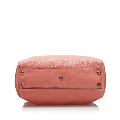 Gucci Bamboo Shopper Leather Satchel (SHG-36701)