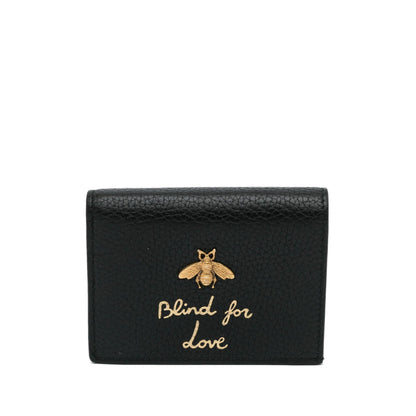 Gucci Blind For Love Animalier Bee Compact Wallet (SHG-29koT0)