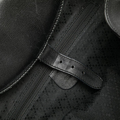 Gucci Calfskin Bamboo Drawstring Backpack