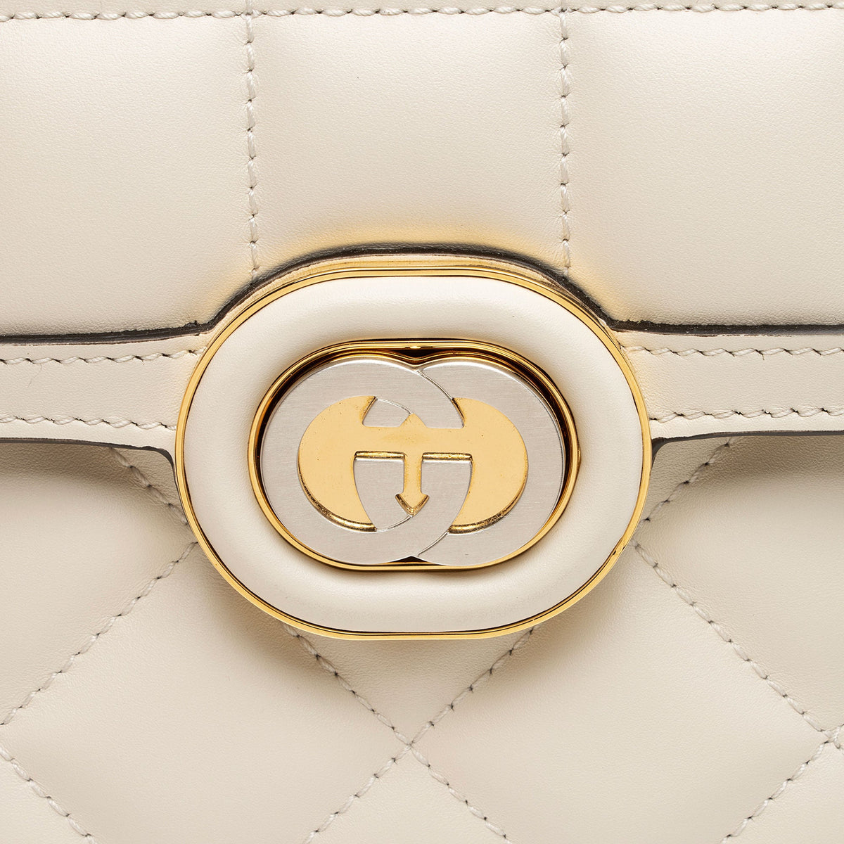 Gucci Calfskin Deco Mini Shoulder Bag