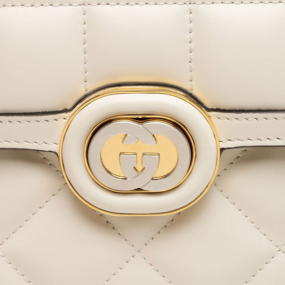 Gucci Calfskin Deco Mini Shoulder Bag