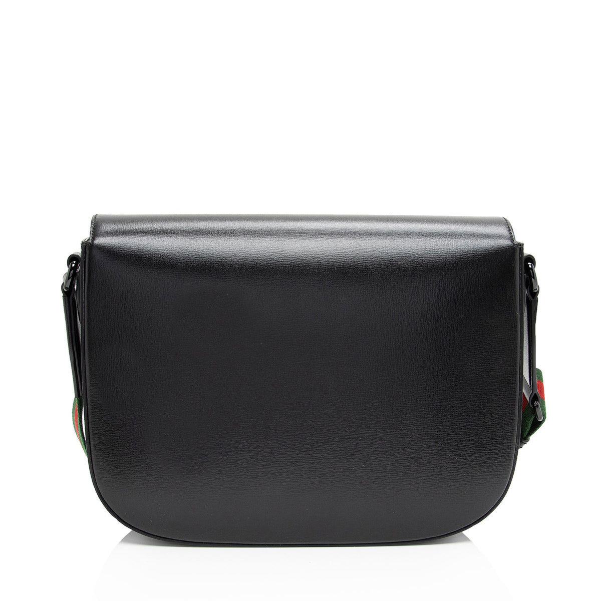 Gucci Calfskin Web Horsebit 1955 Shoulder Bag (SHF-SQoWjr)