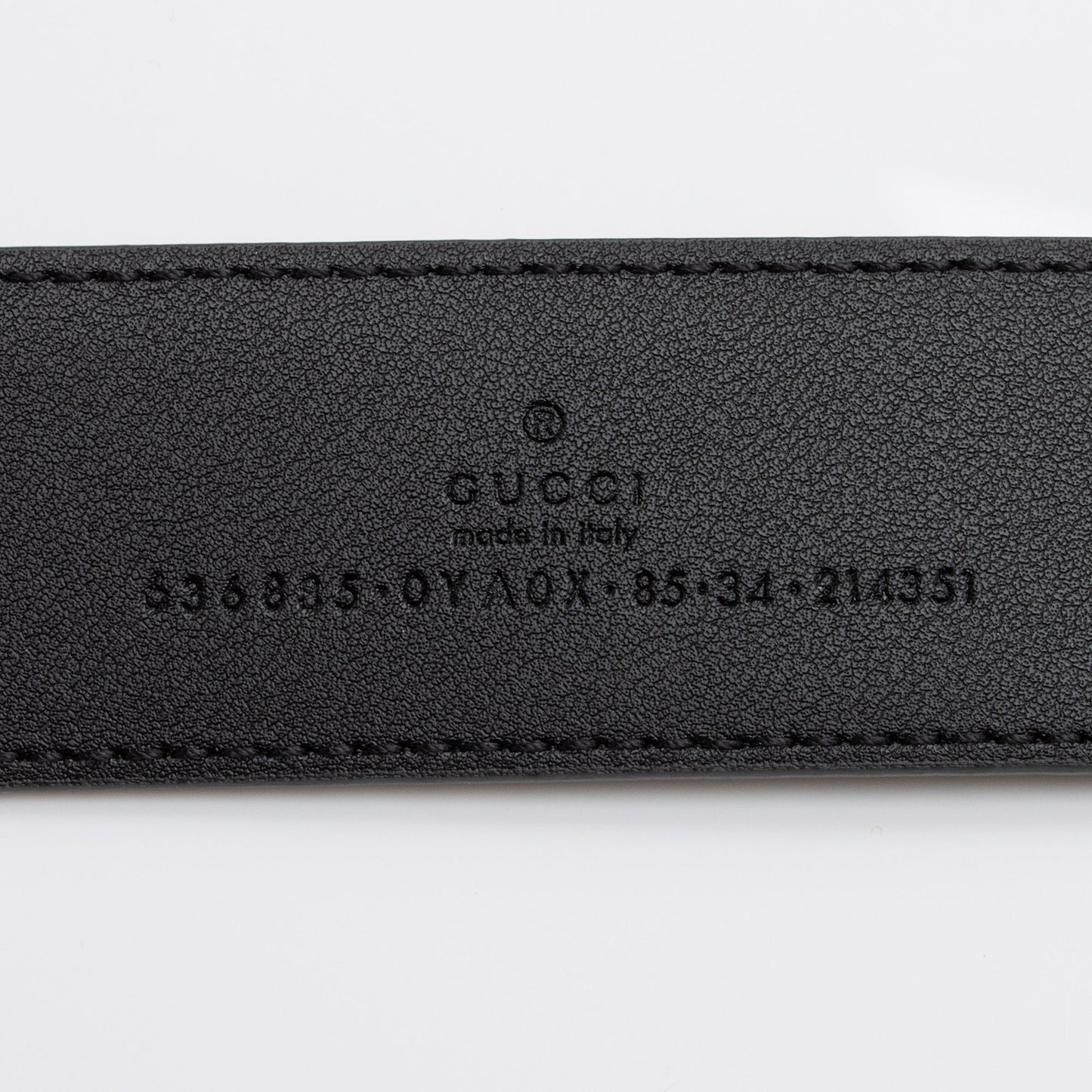 Gucci Calfskin Interlocking G Belt - Size 34 / 85 (SHF-bk2WGV)