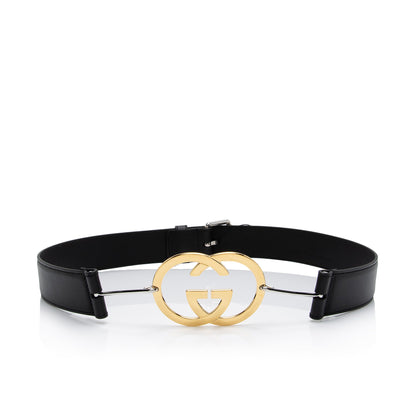 Gucci Calfskin Interlocking G Belt - Size 34 / 85 (SHF-bk2WGV)