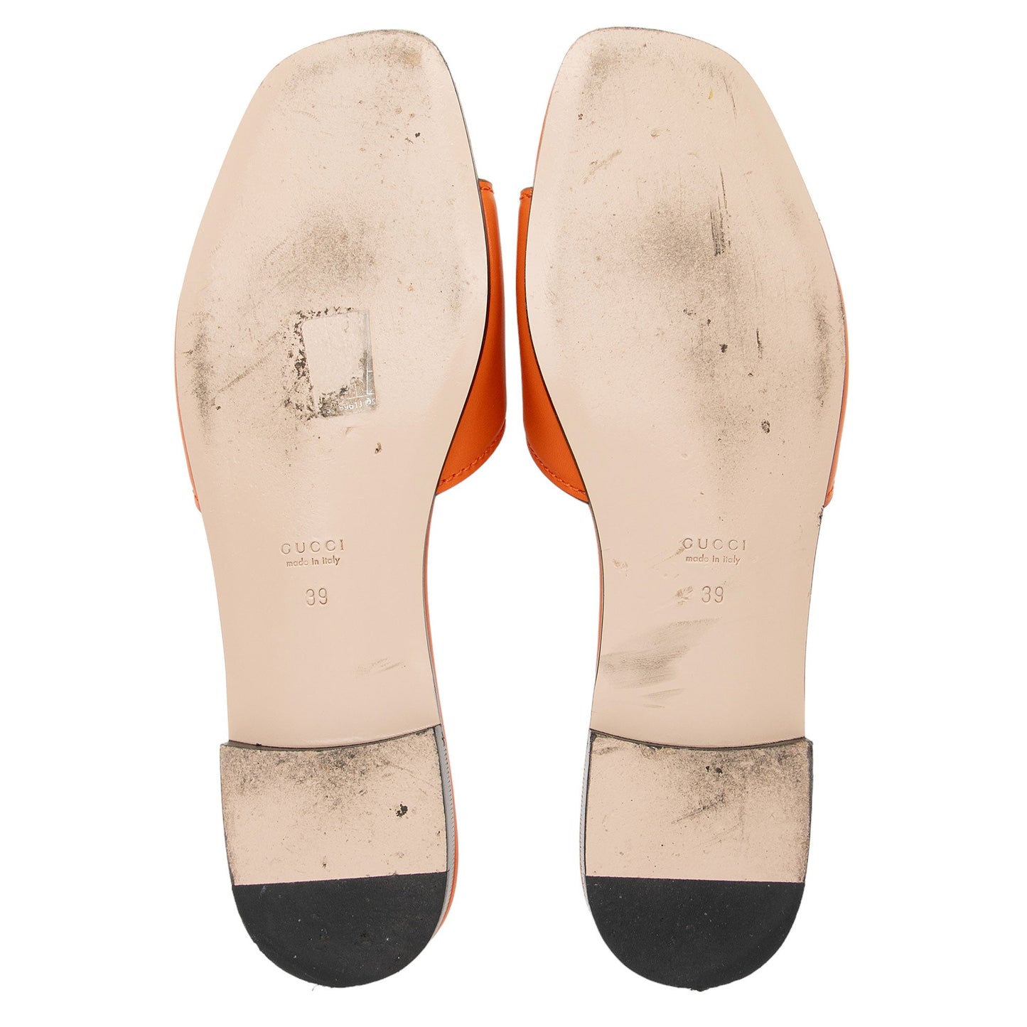 Gucci Calfskin Interlocking G Cut Out Slide Sandals - Size 9 / 39 (SHF-Q3nxuK)