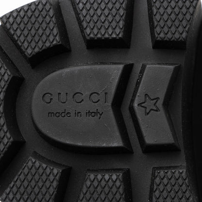 Gucci Calfskin Logo Trip Platform Boots - Size 9.5 / 39.5