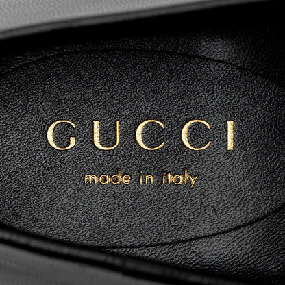 Gucci Calfskin Python Bow Interlocking G Ballet Flats - Size 8.5 / 38.5 (SHF-5ByMfh)