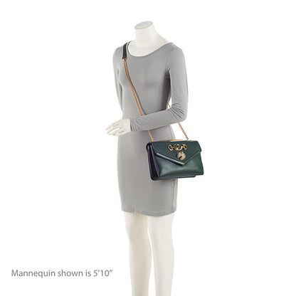 Gucci Calfskin Rajah Medium Shoulder Bag (SHF-FDKT5l)