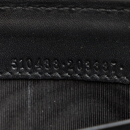 Gucci Calfskin Star Print Guccy Zip Around Wallet (SHF-NzvcOs)