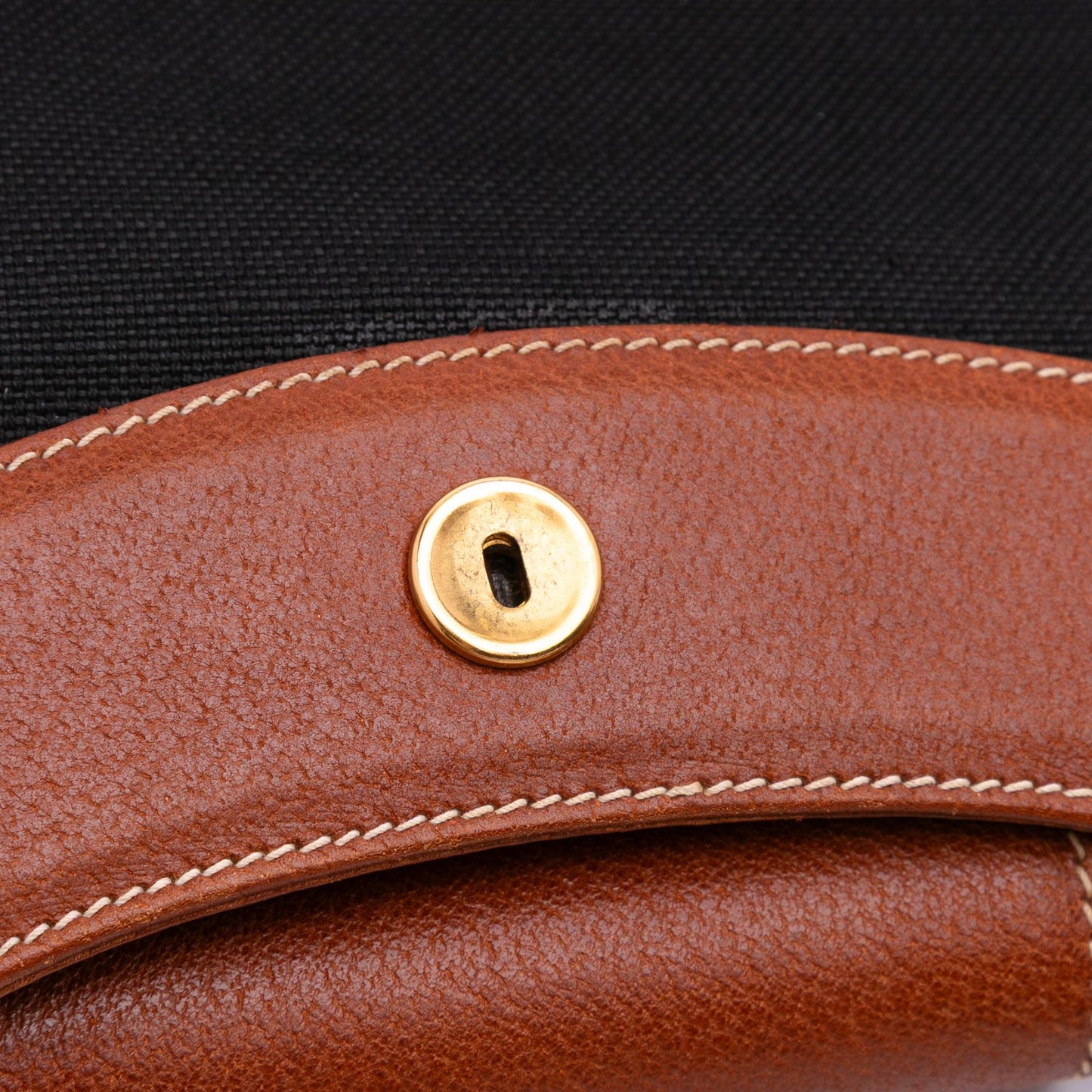 Gucci Canvas Bamboo Handbag