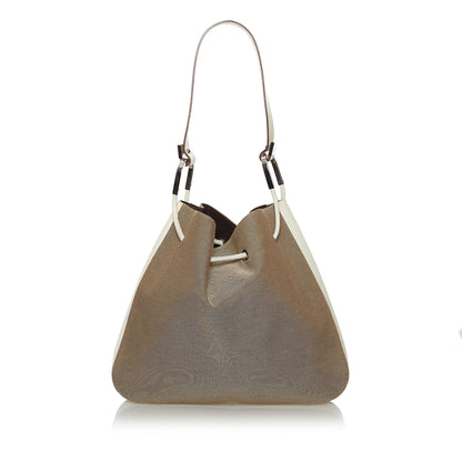 Gucci Canvas Drawstring Shoulder Bag (SHG-29810)
