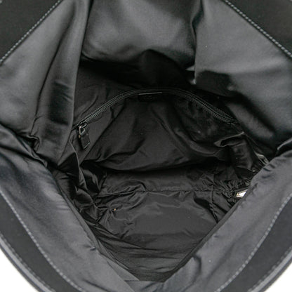 Gucci Canvas Techno Web Fold Over Backpack