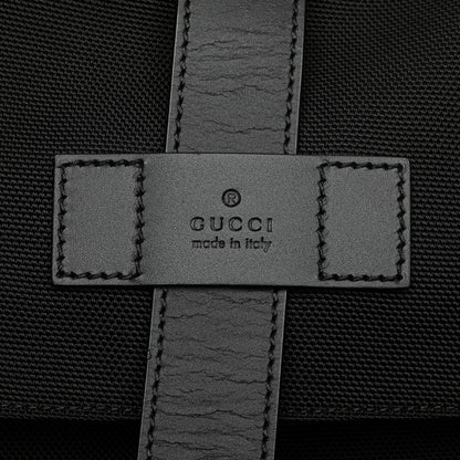 Gucci Canvas Techno Web Fold Over Backpack