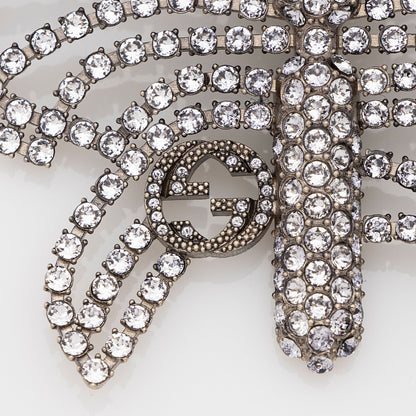 Gucci Crystal Butterfly Interlocking GG Hair Clip (SHF-fdAS47)