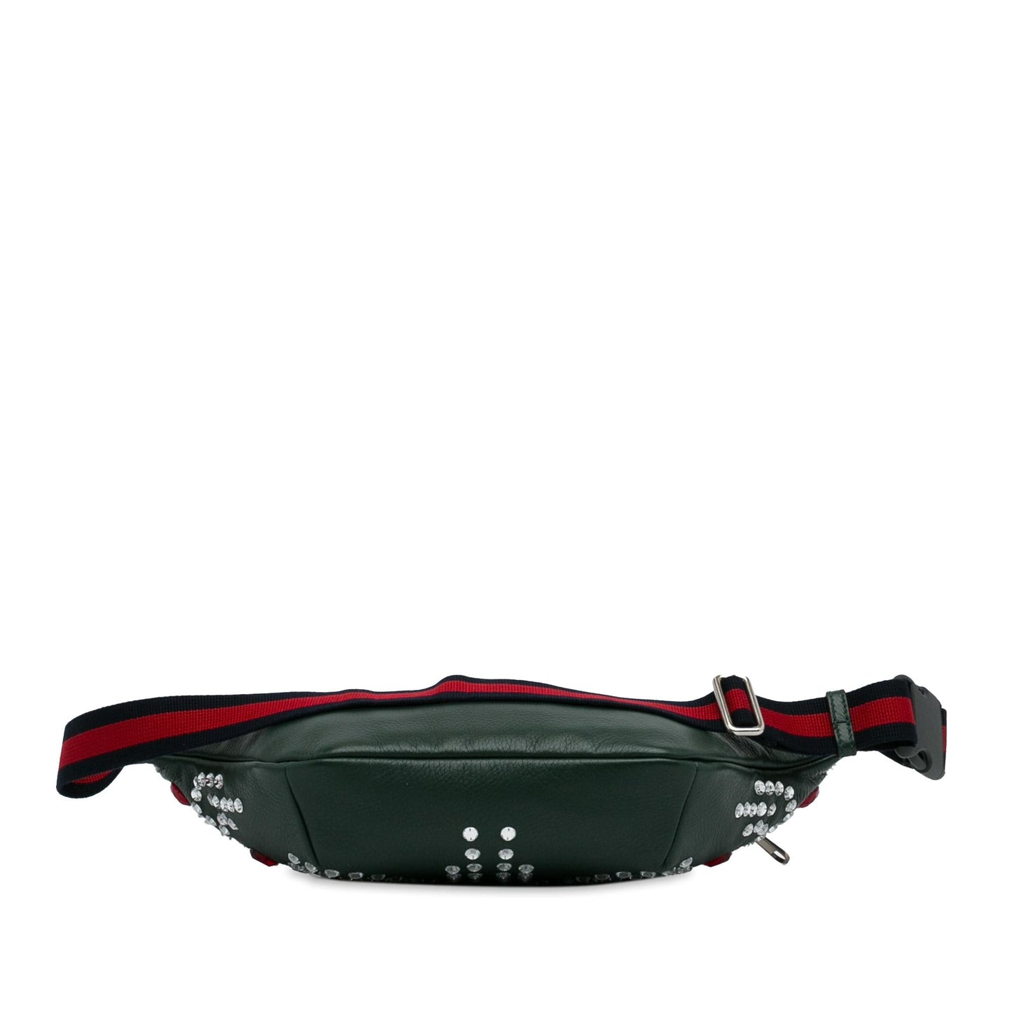 Gucci Crystal Embellished Web Belt Bag (SHG-xRoD5p)