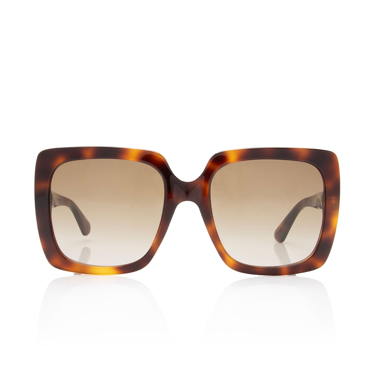 Gucci Crystal Logo Oversized Rectangular Sunglasses (SHF-Y9qe2J)