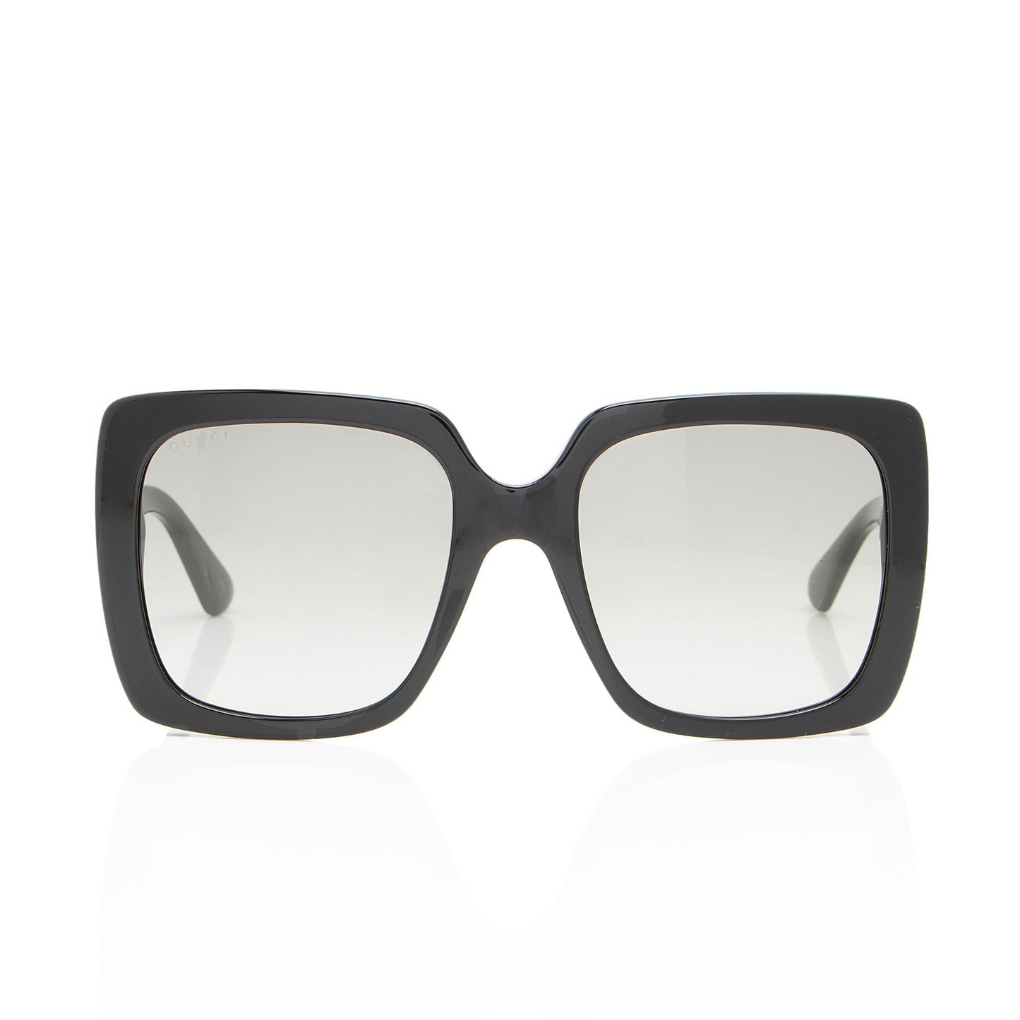 Gucci Crystal Logo Oversized Rectangular Sunglasses