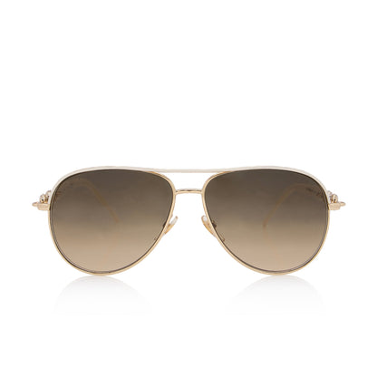 Gucci Crystal Marina Chain Aviator Sunglasses (SHF-23209)