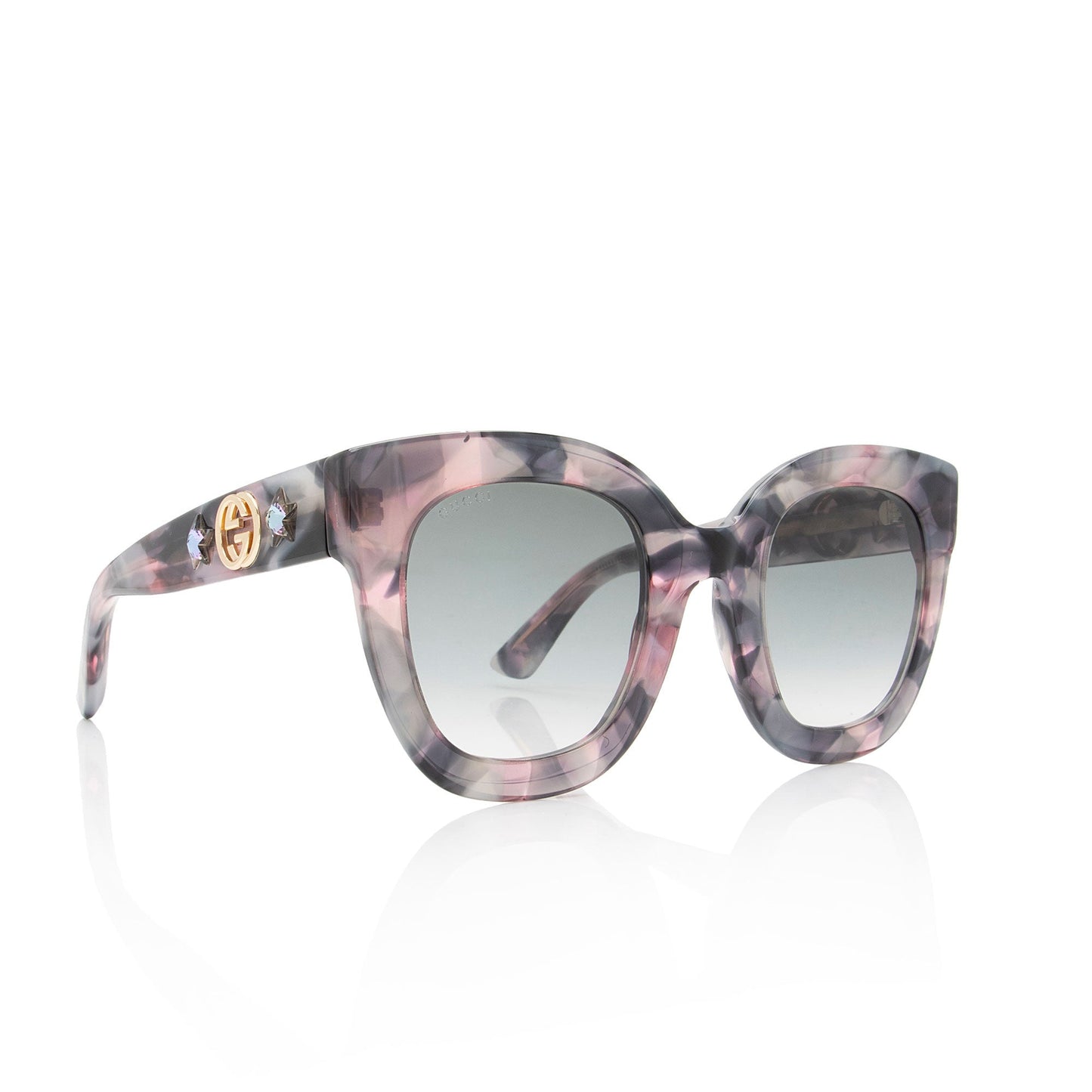 Gucci Urban Stars Interlocking G Oversized Sunglasses (SHF-3PPmAt)