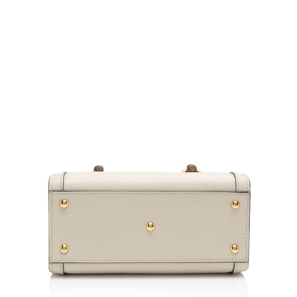 Gucci Cuir Leather Bamboo Diana Mini Tote (SHF-Mtoamr)