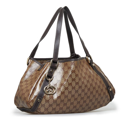 Gucci D-Ring Gg Canvas Pelham Shoulder Bag (SHG-8hewf8)