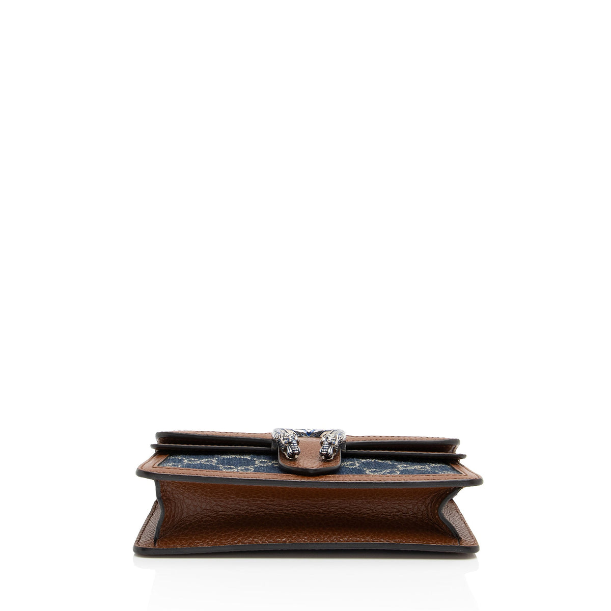 Gucci Denim Dionysus Super Mini Shoulder Bag (SHF-LUnuyX)