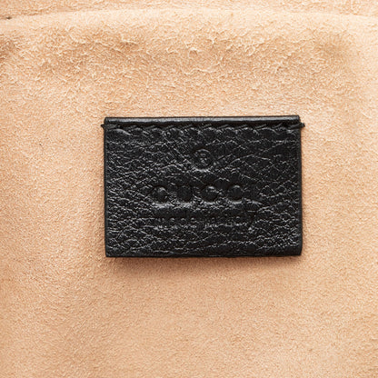 Gucci Diagonal Matelasse Leather GG Marmont Double Zip Mini Camera Bag
