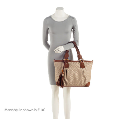 Gucci Diamante Canvas Eva Large Tote (SHF-unJCx2)