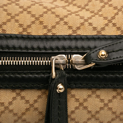 Gucci Diamante Canvas Sukey Satchel