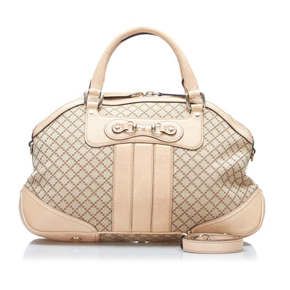 Gucci Diamante Horsebit Catherine Satchel (SHG-AULKnN)