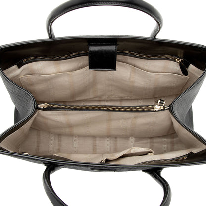 Gucci Diamante Leather Bright Medium Tote (SHF-wVVyJu)