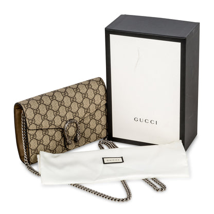 Gucci Dionysus GG Supreme Chain Wallet